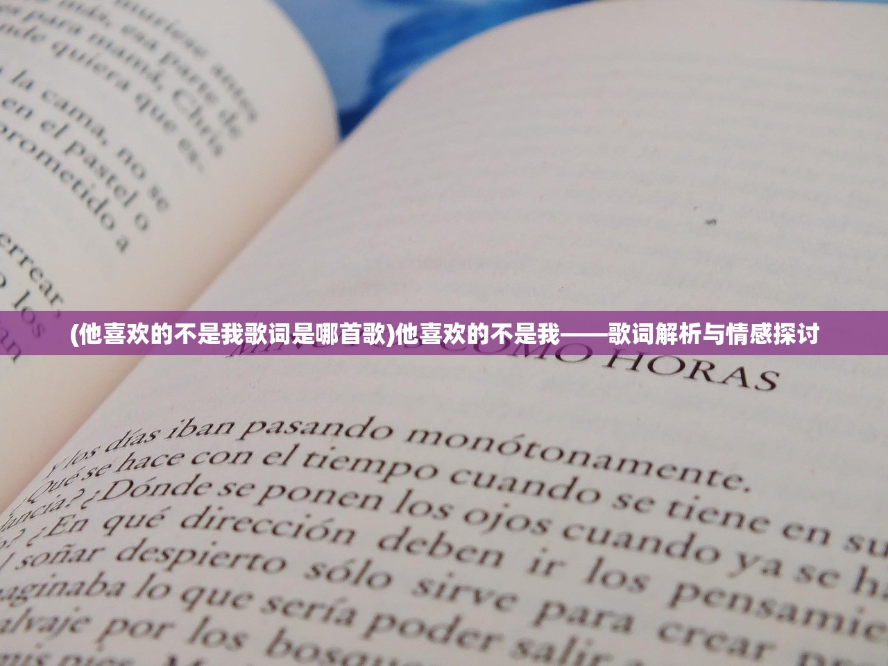 (他喜欢的不是我歌词是哪首歌)他喜欢的不是我——歌词解析与情感探讨