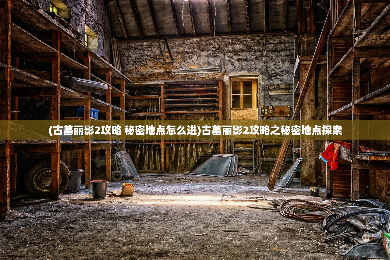 (古墓丽影2攻略 秘密地点怎么进)古墓丽影2攻略之秘密地点探索