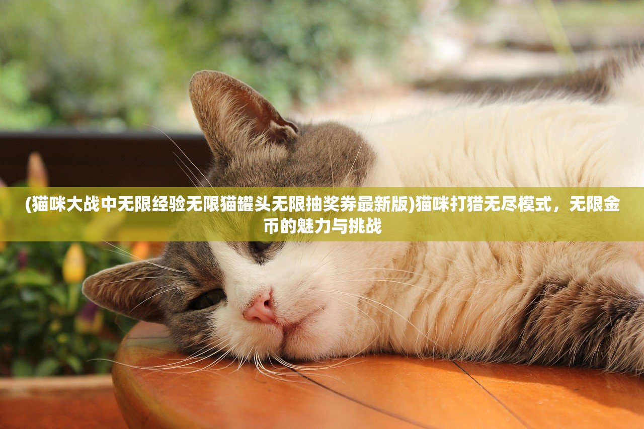 (猫咪大战中无限经验无限猫罐头无限抽奖券最新版)猫咪打猎无尽模式，无限金币的魅力与挑战