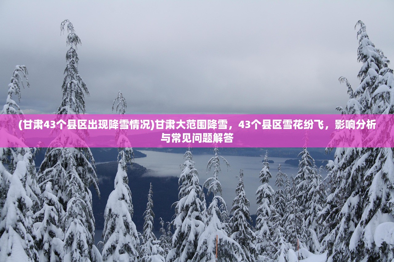 (甘肃43个县区出现降雪情况)甘肃大范围降雪，43个县区雪花纷飞，影响分析与常见问题解答