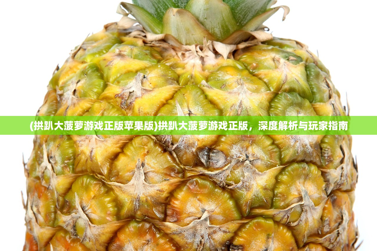 (拱趴大菠萝游戏正版苹果版)拱趴大菠萝游戏正版，深度解析与玩家指南