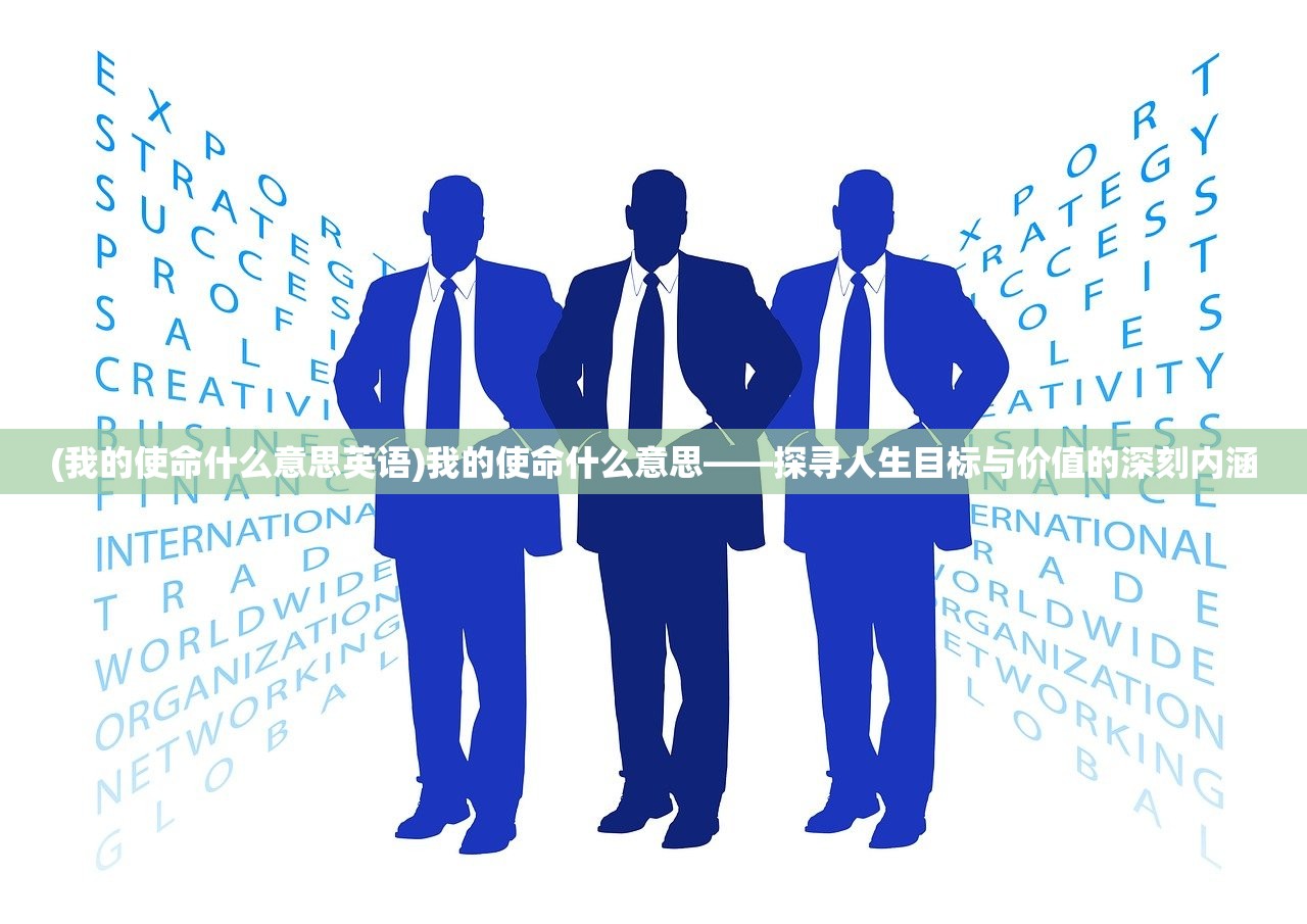 (我的使命什么意思英语)我的使命什么意思——探寻人生目标与价值的深刻内涵