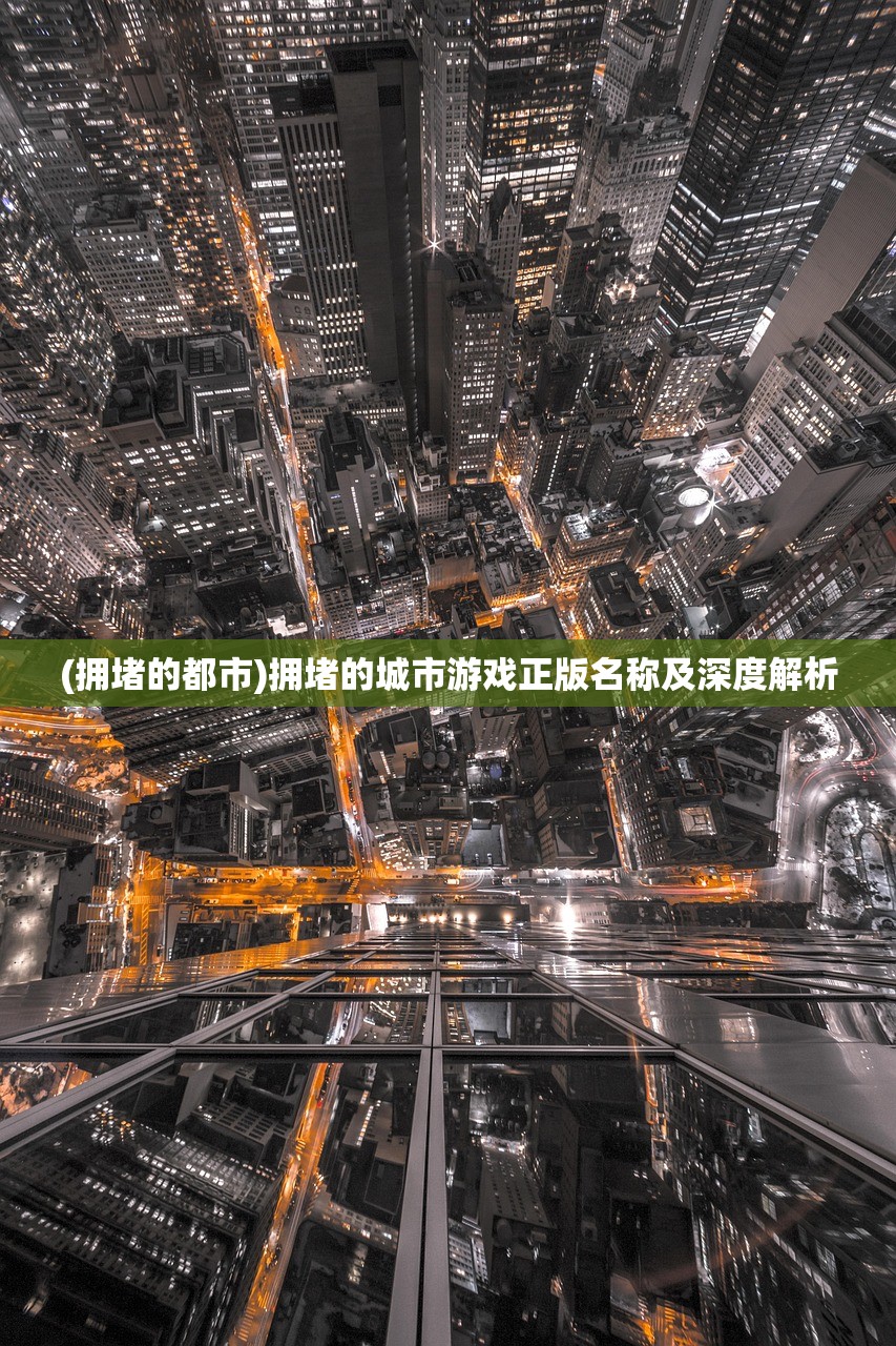(拥堵的都市)拥堵的城市游戏正版名称及深度解析