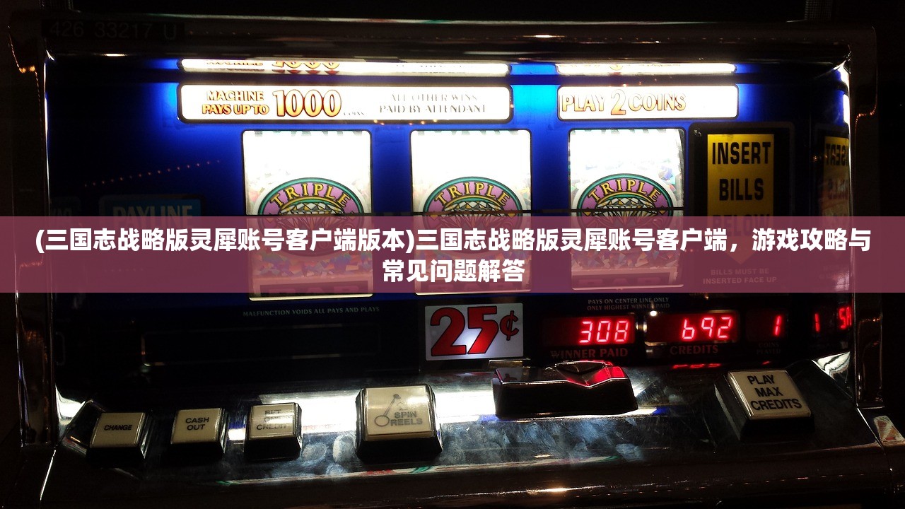 (三国志战略版灵犀账号客户端版本)三国志战略版灵犀账号客户端，游戏攻略与常见问题解答