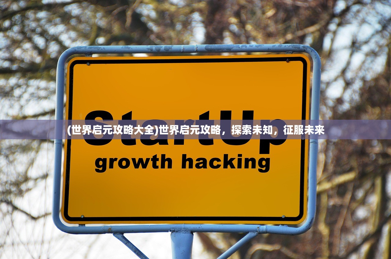 (世界启元攻略大全)世界启元攻略，探索未知，征服未来