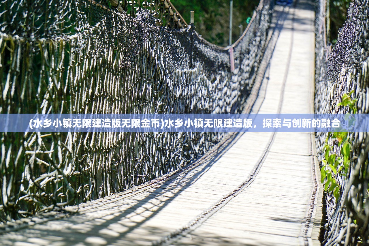 (水乡小镇无限建造版无限金币)水乡小镇无限建造版，探索与创新的融合