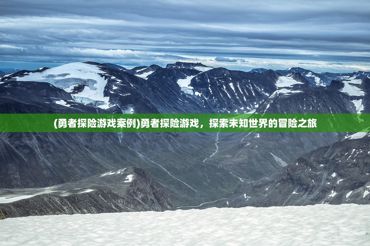 (勇者探险游戏案例)勇者探险游戏，探索未知世界的冒险之旅