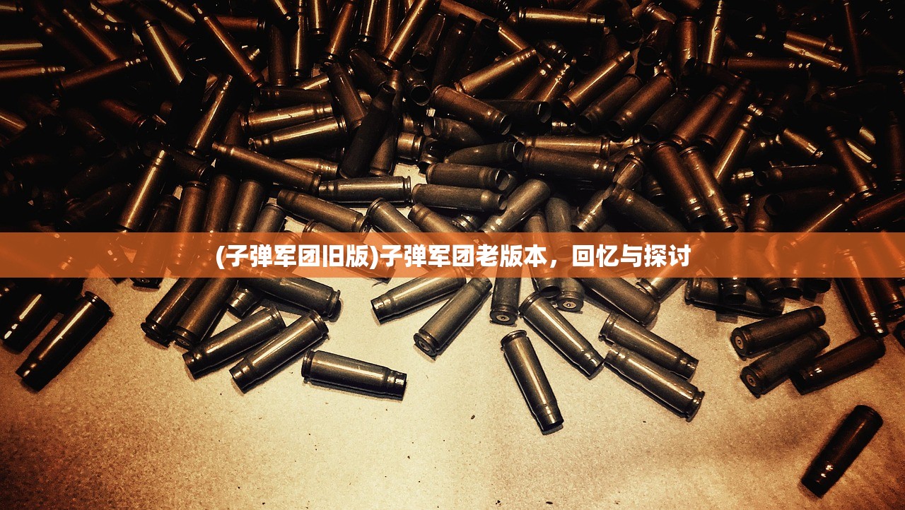 (子弹军团旧版)子弹军团老版本，回忆与探讨