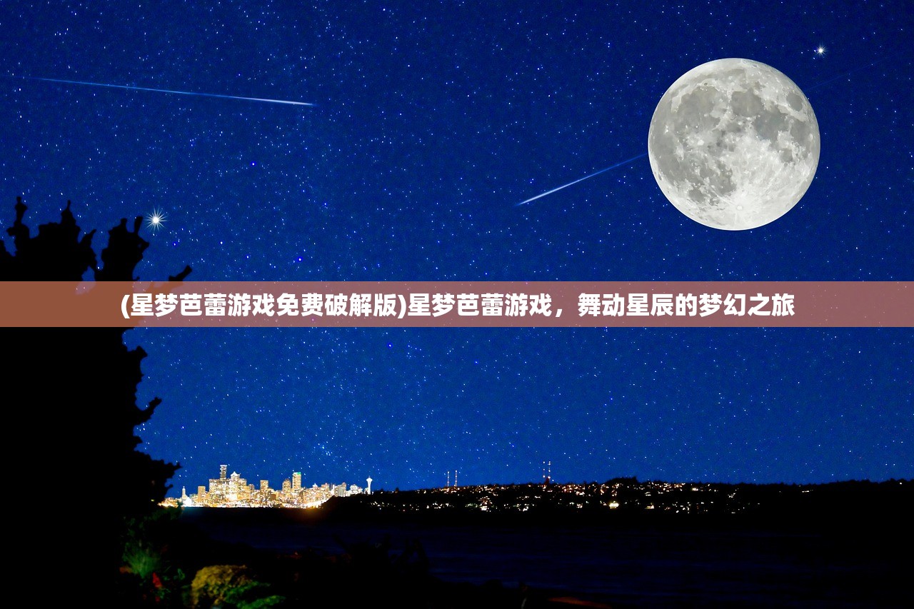 (星梦芭蕾游戏免费破解版)星梦芭蕾游戏，舞动星辰的梦幻之旅