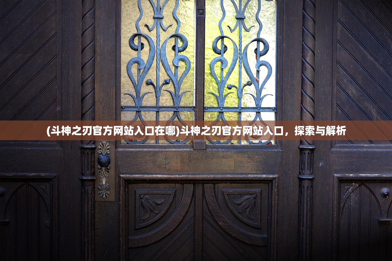 (斗神之刃官方网站入口在哪)斗神之刃官方网站入口，探索与解析