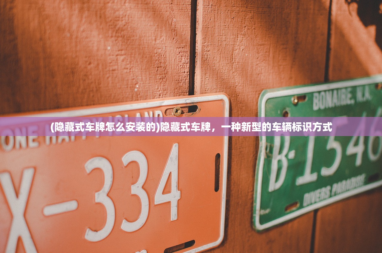 (隐藏式车牌怎么安装的)隐藏式车牌，一种新型的车辆标识方式