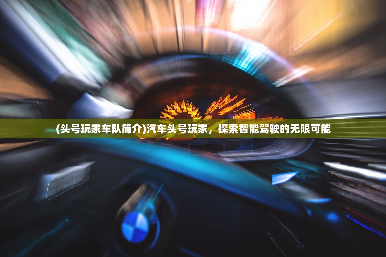 (头号玩家车队简介)汽车头号玩家，探索智能驾驶的无限可能